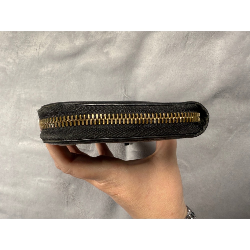 Gucci‎ Black Leather Interlocking G Zip Wallet - Picture 3 of 16